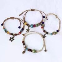ราคา สร้อยข้อมือลูกปัดสไตล์จีนใหม่, เชือกทอแฮนด์เมดย้อนยุค, สำหรับผู้หญิง, สไตล์ชาติพันธุ์แปลกใหม่, สร้อยข้อมือเชือกดึงปรับได้หลายชั้น, พร้อมปี 2025 แพนโดร่า สร้อย ข้อ มือ sanrio (1731216385074759269)