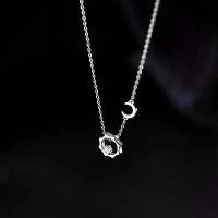 ราคา สร้อยคอพระอาทิตย์และพระจันทร์ สำหรับผู้หญิง ราคาไม่แพง หรูหรา ช่องบุคลิกภาพ จี้เพทาย สไตล์ดาราอินเทอร์เน็ต เหมาะสำหรับการเดินทาง โซ่กระดูกไหปลาร้าสแตนเลส มา โบ ห้อยคอ crochet (1732291281176266880)