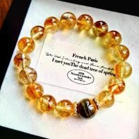 ราคา สร้อยข้อมือหินธรรมชาติ, หอคอยสีเหลืองเลียนแบบ, คริสตัลน้ำแข็งแตก, หินไทเกอร์อายสีทอง, สไตล์เดียวกันโดย Xiaohongshu, สร้อยข้อมือสไตล์หรูหราที่ราคาไม่แพง, รายการของขวัญ keychain อัดลม (17320923320370147