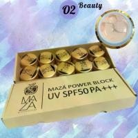 ราคา [ส่งฟรี] กันแดด มาซ่า กันแดดหน้า Maza SunScreen SPF 50 PA+++ กันแดดมาซ่า ❗️ (1 กล่องมี 10 ชิ้น) พร้อมส่งจ้า (1731682861976356475)