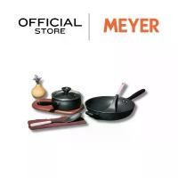 ราคา MEYER MIDNIGHT ชุดเครื่องครัวhard-anodize 5ชิ้นกระทะ/หม้อด้าม/ฝา/ตะหลิว/ทัพพี Cookware set with tools (85086-TE12) บล็อกบัสเตอร์ (1731902035276564071)