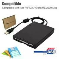 ราคา USB Floppy Drive 3.5inch USB External Floppy Disk Drive Portable 1.44 ส่งจากไทย (1732072482903852560)