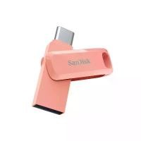 ราคา SANDISK Ultra Dual Drive Go USB3.1/Type-C 64GB/Peach MS2-000926 แฟลชไดร์ฟ (1731621783950231257)