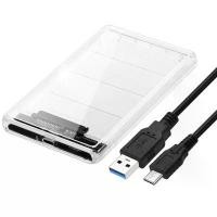 ราคา For WIN 10 2.5inch USB 3.0 3.1 Type-C SATA Hd Box SSD HDD Hard Disk Drive External Enclosure Transparent Case บล็อกบัสเตอร์ (1732375281723147525)