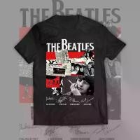 ราคา เสื้อยืด THE BEATLES A HARD DAYS NIGHT VINTAGE POP ROCK BAND JOHN RINGO PAUL GEORGE SIGNATURE ทำจากผ้าฝ้าย 100% มีลายเซ็นของ John Ringgo และ Paul George (1730519312158722891)