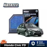 ราคา กรองอากาศ HONDA Civic FD 1.8L 2007+ DATATEC TORNADO AIR FILTER จัดส่งฟรี กทม (1731320442606487203)