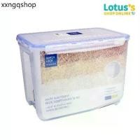 ราคา ซุปเปอร์ ล็อค กล่องใส่ข้าวสาร ขนาดความจุ 10 กิโลกรัม รุ่น 6041 SUPER LOCK RICE BOX CLASIC10 KG. (1731374041462572641)