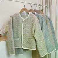 ราคา Cotton Candy Blazer เสื้อคลุมแขนยาวผ้าทวีต Miladi (1730997133438585719)