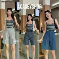ราคา ♙Acasey กางเกงขาสั้นผู้หญิง ขา3ส่วน ผ้าCandy มาแรงสุดๆจ้า 3ส่วนCandy ไซส์ S - 3XL✺ (1732107526105040849)