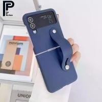 ราคา เคสโทรศัพท์อะครีลิค, ที่วางขาตั้ง, สำหรับ Samsung Galaxy Z Flip 4, Z Flip 5, Z Flip 3, ZFlip 4, ZFlip3, สายรัดข้อมือ, เคสแข็งแบบนิ่มกันกระแทก, Candy (1729996074244344769)