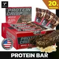 ราคา พร้อมส่ง. BSN Protein Bars - Protein Crisp Bar by Syntha-6, - 55g Bar Whey Protein, 20g of Protein, Gluten Free, Low Sugar, Chocolate Crunch Delicious Protein snack with a high protein content (173238