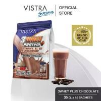 ราคา VISTRA 3 WHEY PROTEIN PLUS (CHOCOLATE) 35G 15PC (1729626595016542932)