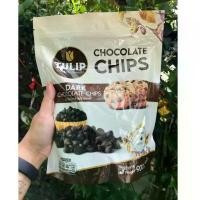 ราคา COD โปรดอ่านประกาศก่อนสั่งซื้อดาร์กช็อกโกแลตชิพทิวลิป เม็ดกลาง 900g. (Chocolate Chips) (1732314747885028360)