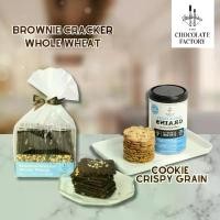 ราคา COD New!! บราวนี่ แครกเกอร์ คุกกี้ คริสปี้ เกรน Brownie Cracker Whole Wheat Cookie Crispy Grain Chocolate Factory (1732117529574868964)
