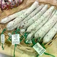 ราคา เก็บเงินปลายทาง. ซอคซอง 100% เนื้อวัว beef snack saucisson, fuet dried sausage salami. charcuterie ไส้กรอกแห้ง (1732379951872182097)