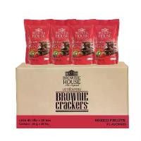 ราคา QWA123 มีบริการเก็บ บราวนี่แครกเกอร์ รสมิกซ์ฟรุ๊ตยกลัง 20 ซอง Brownie Crackers Milk Choc Carton Size 20 pcs (1731988293237769237)