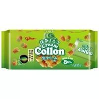 ราคา โคล่อนชาเขียว Glico Matcha Milk Collon โคล่อน วาฟเฟิ้ลกรอบสอดไส้ครีม มัทฉะ รสเข้มข้น (8ซองย่อย×14g) ชาเขียว Limited (1732087301321099239)