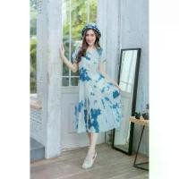 ราคา ชุดมัดย้อมงานผ้าสปันนิ่มพริ้วๆผ้าไม่หนานะคะเน้นใส่สบายๆเนื้อผ้าดีเลิศนุ่มนวลสุดๆ(ราคานี้ไม่รวมหมวกจ้า) ขายดีประจำเดือนนี้ Clothing Women เดรส ผู้หญิง เสื้อผ้า Dress ชุดเดรสเปิด (1731210898604132948)