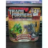 ราคา Transformers Toy - Robot Heroes - Autobot Skids and Megatron Action Figure (1732267700691502500)