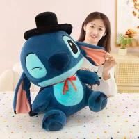 ราคา Disney Lilo & Stitch Plush Doll, สไตล์อนิเมะ Kawaii, ตุ๊กตายัดไส้, หมวกน่ารัก, ตุ๊กตาสติชสีดำ, มีจำหน่ายใน 45/55 ซม., เหมาะสำหรับของขวัญวันเกิดของเด็ก, [COD] (1731590211795519438)