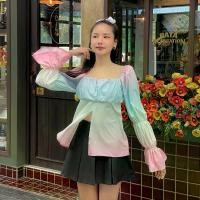 ราคา เสื้อ Barbie doll Blouse สีพาสเทล - Clothing (1731031691257940891)