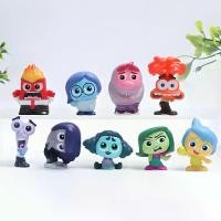 ราคา [พร้อมส่ง] 9 ชิ้น/เซ็ตใหม่ Inside Out 2 Action Figure ของเล่น Sadness Joy Anger Disgust Fear ตุ๊กตาเค้กตกแต่งโต๊ะเครื่องประดับเด็กของขวัญ (1732251876150576657)