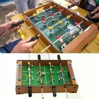 ราคา เกมฟุตบอลตั้งโต๊ะ บอลตั้งโต๊ะมือหมุน บอลมือหมุน โต๊ะบอล โต๊ะโกล์มือหมุน โต๊ะโกล์ Table Top Football Foosball Game for 2 Players (1732419096224368618)
