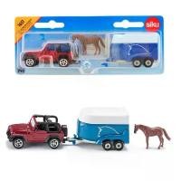 ราคา Siku(ซิกุ)Car with Horse Trailer ของสะสมโมเดลรถเหล็กซิกุ รหัสSK1651 สินค้าขายดี (1731532221113665370)