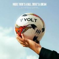 ราคา VOLT ลูกฟุตบอล ฟุตบอล ลูกฟุตบอลหนังเย็บ สีขาว เบอร์ 4, 5 TPU Particle Football White (1732269349903763404)
