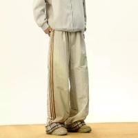 ราคา กางเกงลำลองสไตล์อเมริกัน ลายทางด้านข้าง มีข้อมือ Unisex ทรงหลวม เทรนด์ใหม่ในฤดูใบไม้ผลิ ขากว้างและขากว้าง กางเกงขายาว เหมาะสำหรับผู้ชายและผู้หญิง [COD] umbro 2025 arsenal jerseys (1731636591880013277)