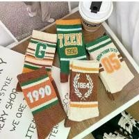 ราคา ถุงเท้ากีฬา สไตล์ยุโรปและอเมริกา ถุงเท้ายาวย้อนยุคฤดูใบไม้ผลิและฤดูใบไม้ร่วง ถุงเท้ายาวลายทาง ถุงเท้าคู่ ถุงเท้าอินเทรนด์ สำหรับผู้หญิง football socks (1732077843419793106)