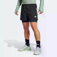 ราคา adidas Running Own the Run CLIMACOOL 2-in-1 Shorts Men Black JM5400 (1731661122561738515)