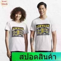 ราคา เสื้อยืดกีฬา Running man, Airwalk shoes skateboard t shirt design. Essential T-Shirt Short sleeve T-shirts (1731954926182565512)