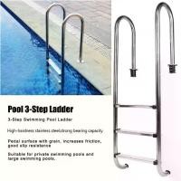 ราคา บันไดสระว่ายน้ำบันได 2/3ขั้นบันไดสแตนเลส Swimming Pool Ladder ขั้นตอนบันไดสระว่ายน้ำอุปกรณ์อ่างน้ำร้อน (1731957926793677223)