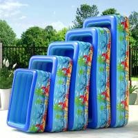 ราคา MUUNOO สระน้ำเป่าลม สระน้ำครอบครัว 2เมตร 3 เมตร 3 ชั้น Swimming Pool ยาวพิเศษ สระน้ำขนาดใหญ่ (1731812699283294823)