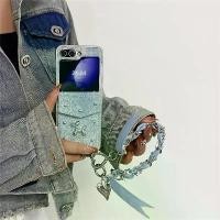 ราคา SAMSUNG Ins Y2K Denim Puppy Card Holderเคสโทรศัพท์พร้อมผ้าพันคอผ้าไหมเชือกมือถือสําหรับSamsung Galaxy Z Flip 5 6 Z Flip6 ZFlip 5 Zflip6 Zflip5 กันกระแทกปกหลัง บล็อกบัสเตอร์ (1732176587643520889)