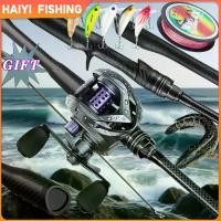 ราคา คันเบ็ดสำหรับแข่งขันสีดำทั้งหมด, HAIYI FISHING, ถ้วยลวดโลหะกลวง, ตัวเปลี่ยนเกียร์ทองเหลือง, ชุดเบรกแม่เหล็ก 10 สปีด, มาใหม่ (1732323198608115505)