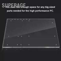 ราคา ATX Base Frame Transparent For DIY Stand Mothboard Computer Overlock Open Acrylic Case จัดส่งที่รวดเร็ว (1732230520326686306)