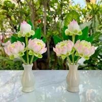 ราคา ดอกบัวดินปั้น ดอกไม้ประดิษฐ์ พร้อมแจกัน สูง 7.5 นิ้ว อง พ่อ แชกง ของ แท้ พานท้าย ไม้ สวย ๆ พระเครื่อง พระบูชา ไทย peanut tree plant ขุนแผน มหาเสน่ห์ (1732136642728068900)