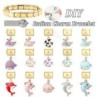 ราคา สร้อยข้อมือเสน่ห์, จี้ปลาวาฬและปลาโลมา, เครื่องประดับอิตาลี, เหมาะสำหรับสร้อยข้อมือสแตนเลส 9 มม., อุปกรณ์ทำ DIY, สไตล์ย้อนยุคและบุคลิกภาพ, สร้อยข้อมือโมดูลเมโมล (1732380782815249688)