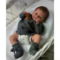 ราคา ชุดตุ๊กตาทารกเกิดใหม่ NPK 20 นิ้ว เซบาสเตียนทาสีแล้ว มีสัมผัสนุ่มเหมือนจริง มีผมราก ส่วนตุ๊กตา DIY (1732289687408183082)