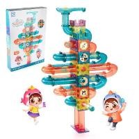 ราคา ของเล่นวิทยาศาสตร์และการศึกษา, บล็อกตัวต่อแม่เหล็ก, ประกอบ, ชุดติดตามลูกปริศนามอเตอร์, 185 ชิ้น, DIY, สำหรับเด็ก (1730377167626995943)