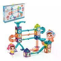 ราคา ของเล่นวิทยาศาสตร์และการศึกษา, บล็อกตัวต่อแม่เหล็ก, ประกอบ, ชุดติดตามลูกปริศนามอเตอร์, 145 ชิ้น, DIY, สำหรับเด็ก (1730377167403845863)