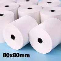 ราคา (สามารถออกใบแจ้งหนี้ได้)Thermal paper 80x80mm กระดาษความร้อน พิมพ์ใบเสร็จ ขนาด80x80mm แกนเล็ก 1กล่อง4 ม้วน ถูกที่สุดกระดาษความร้อน กระดาษใบเสร็จ thermal ม้วน paper (1731693909301234532)