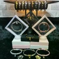 ราคา สร้อยข้อมือ BUU SHA จี้เศียรพระพิฆเนศ พร้อมขนมลาดู โมทกะ ดีไซน์ Paper Cut&Roll เลือกสีสร้อย สีจี้ และสีกล่อง+Stand โชว์ได้ครับ (1731618840206216006)