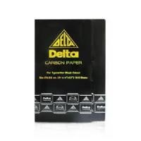 ราคา ส่งฟรี. กระดาษคาร์บอน กระดาษก๊อปปี้ สำหรับเขียน สีดำ Delta มีขนาดA4 DELTA CARBON PAPER (1731654868230244147)