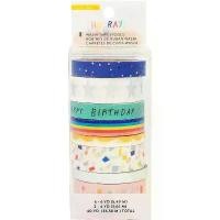 ราคา ¤ Masking Tape/Washi Tape เทปกระดาษกาว เทปพิมพ์ลาย Create Paper Hooray สำหรับตกแต่ง Planner Diary Scrapbook นำเข้า USA ซีโอดี (1730010280878180790)