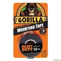 ราคา Adolpshop GORILLA เทปกาวสองหน้า กอริลล่า สีดำ Gorilla Double-Sided Mounting Tape Heavy Duty แนะนำ (1731610265648531093)