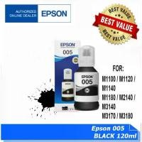 ราคา หมึกเติม Epson 005 BK < T03Q100 > 120ml. หมึกกันน้ำของแท้ 100% (พร้อมกล่อง) EPSON PRINTER M1110/1120/1140/2140/3170 สวัสดิการสด (1732450293745944124)