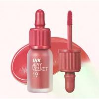 ราคา [ของแท้100%] Peripera Ink Airy Velvet #19 Elf Light Rose (1730506621420144864)